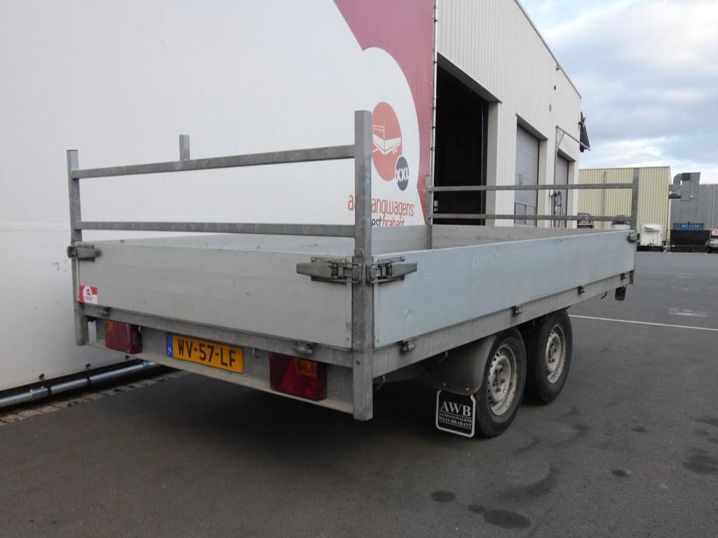 Hapert Plateauwagen tandemas 331x185cm 2000kg